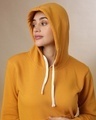 Shop Women's Yellow Regular Fit Sweatshirt