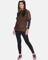 Shop Women's Self Design Brown Stylish Casual Sweaters-Full