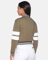 Shop Women's Self Design Grey Stylish Casual Sweatshirt-Design