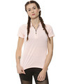 Shop Women Solid Sports Dry Fit T Shirt-Front