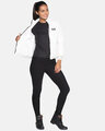 Shop Women's Solid White Stylish Casual Bomber Jacket-Full