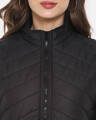 Shop Women's Black Stylish Casual Bomber Jacket