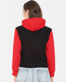 Shop Women's Black & Red Stylish Casual Denim Jacket-Design