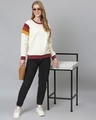 Shop Women's White Solid Stylish Casual Sweater