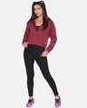 Shop Women's Maroon Stylish Casual Sweatshirt-Full