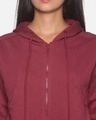 Shop Women's Maroon Stylish Casual Sweatshirt