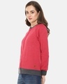 Shop Women's Maroon Solid Stylish Casual Sweatshirt-Full