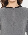 Shop Women's Black Solid Stylish Casual Sweatshirt