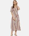 Shop Women's Striped Stylish Casual Dress-Full