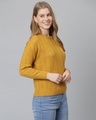 Shop Women's Yellow Striped Stylish Casual Sweater-Design