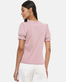 Shop Women's Pink Stylish Casual Top-Design