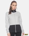 Shop Women Stylish Colorblock Casual Sweatshirt-Front