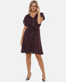 Shop Women's Stylish Polka Dots Casual Dress-Full