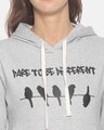 Shop Women Stylish Printed Hooded Sweatshirt