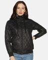 Shop Women's Stylish Solid Casual Denim Jacket-Front