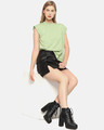 Shop Women Stylish Solid Sleeveless Casual Top-Full