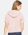 Shop Women Stylish Striped Half Sleeve Casual Top-Design