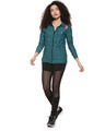 Shop Women's Green Solid Sporty Jacket-Full