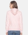 Shop Women Zipper Stylish Printed Hooded Sweatshirt-Full