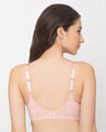 Shop Women's Pink Full Support Cotton Non Padded Wirefree Full Coverage-Design