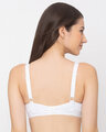 Shop Women's White Full Support Cotton Non Padded Wirefree Full Coverage-Design