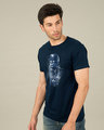 Shop Cap Blue Half Sleeve T-Shirt (AVL)-Design