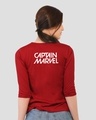 Shop Cap Marvel 3/4th Sleeve Slim Fit T-Shirt (AVL)-Design