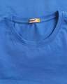 Shop Capri Blue Half Sleeve T-Shirt