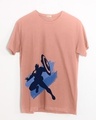 Shop Captain America Blues Half Sleeve T-Shirt (AVL)-Front