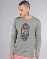 Shop Captain America Iron Man Full Sleeve T-Shirt (AVL)-Front
