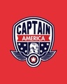 Shop Captain America Logo Sleeve Panel Polo (AVL)