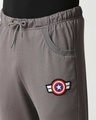 Shop Captain America Moss Green Badge Joggers
