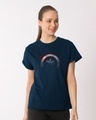 Shop Captain America Shadows Boyfriend T-Shirt (AVL)-Front