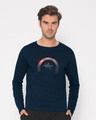 Shop Captain America Shadows Full Sleeve T-Shirt (AVL)-Front