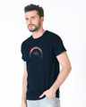 Shop Captain America Shadows Half Sleeve T-Shirt (AVL)-Design