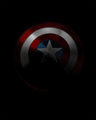 Shop Captain America Shadows Half Sleeve T-Shirt (AVL)