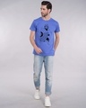 Shop Captain America Sketch Effect Half Sleeve T-Shirt (AVL)-Full