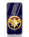 Shop Captain Marvel Logo OnePlus 6 Mobile Cover (AVEGL)-Front