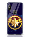 Shop Captain Marvel Logo Xiaomi Redmi Note 6 Pro Mobile Cover (AVEGL)-Front