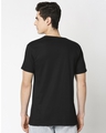 Shop Captain Shield Black Half Sleeves T-Shirt Black-Full
