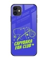 Shop Capybara Fan Club Premium Glass Cover for Apple iPhone 12-Front