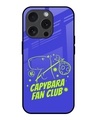 Shop Capybara Fan Club Premium Glass Cover for Apple iPhone 15 Pro-Front