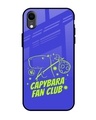 Shop Capybara Fan Club Premium Glass Cover for Apple iPhone XR-Front