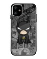 Shop Cartoon Character Premium Glass Case for Apple iPhone 11 (Shock Proof, Scratch Resistant)-Front