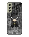 Shop Cartoon Character Premium Glass Case for Samsung Galaxy S21 FE 5G (Shock Proof, Scratch Resistant)-Front