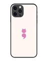 Shop Cat Colon Premium Glass Cover for Apple iPhone 12 Pro-Front