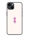 Shop Cat Colon Premium Glass Cover for Apple iPhone 14-Front