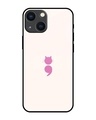 Shop Cat Colon Premium Glass Cover for Apple iPhone 14 Plus-Front