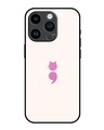 Shop Cat Colon Premium Glass Cover for Apple iPhone 14 Pro-Front