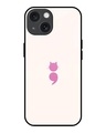 Shop Cat Colon Premium Glass Cover for Apple iPhone 15-Front